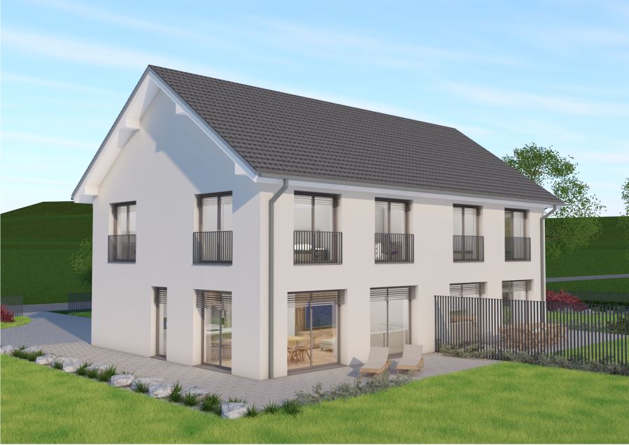 Fasada tipske hiše S135 Androjna Arprojekt