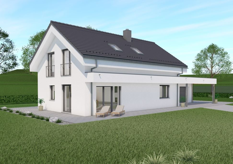 Fasada tipske hiše S134 Androjna Arprojekt