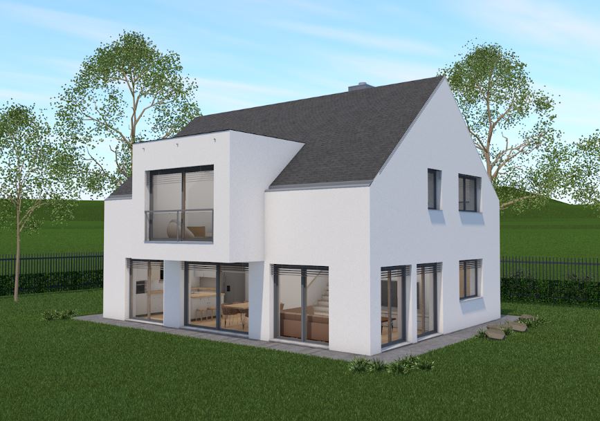 Fasada tipske hiše S135 Androjna Arprojekt